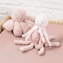 Nattou                    Peluche Pieuvre Toudous Lapidou    Rose poudré