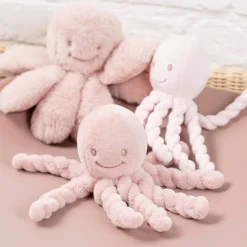 Nattou                    Peluche Pieuvre Toudous Lapidou    Rose poudré