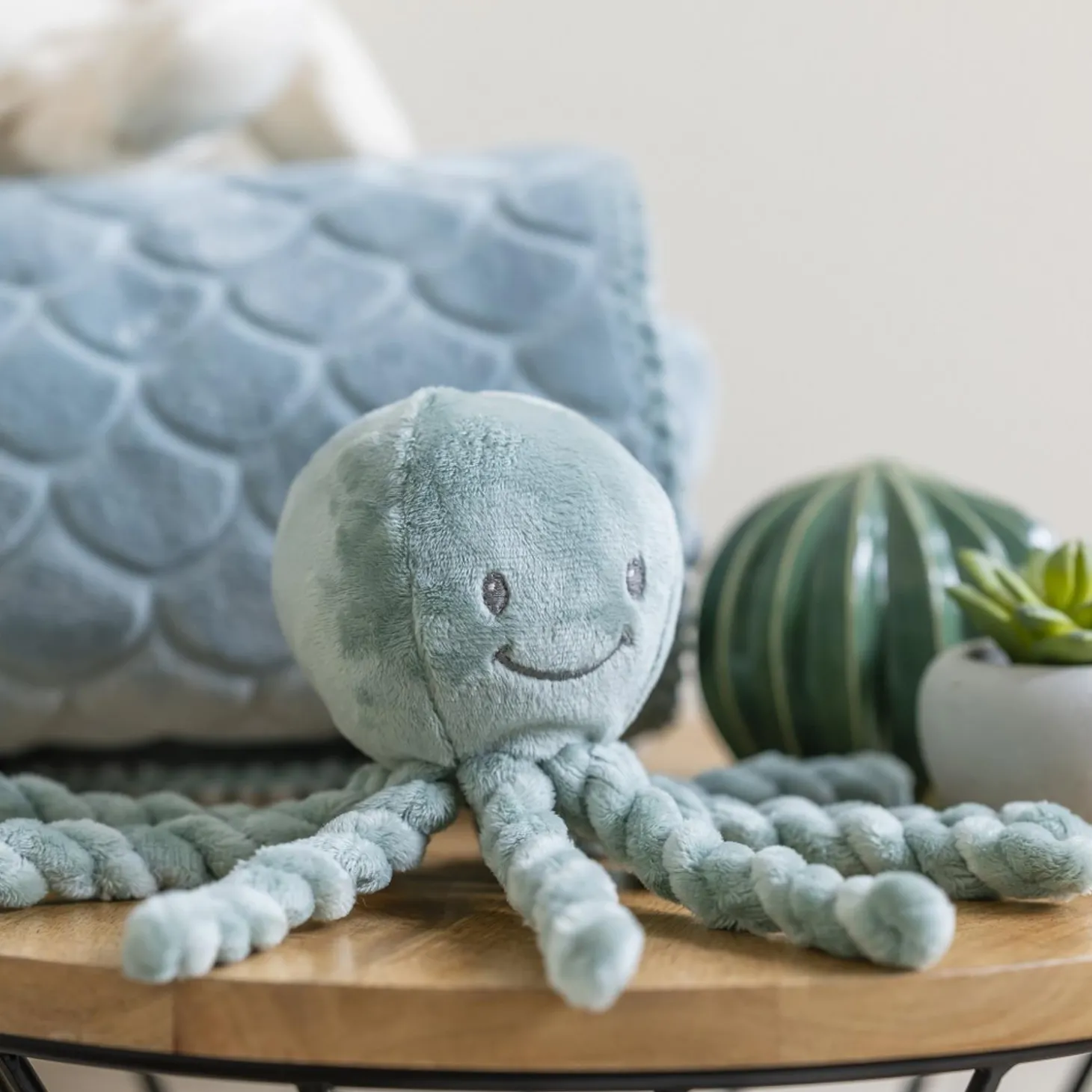 Nattou Peluche pieuvre Vert