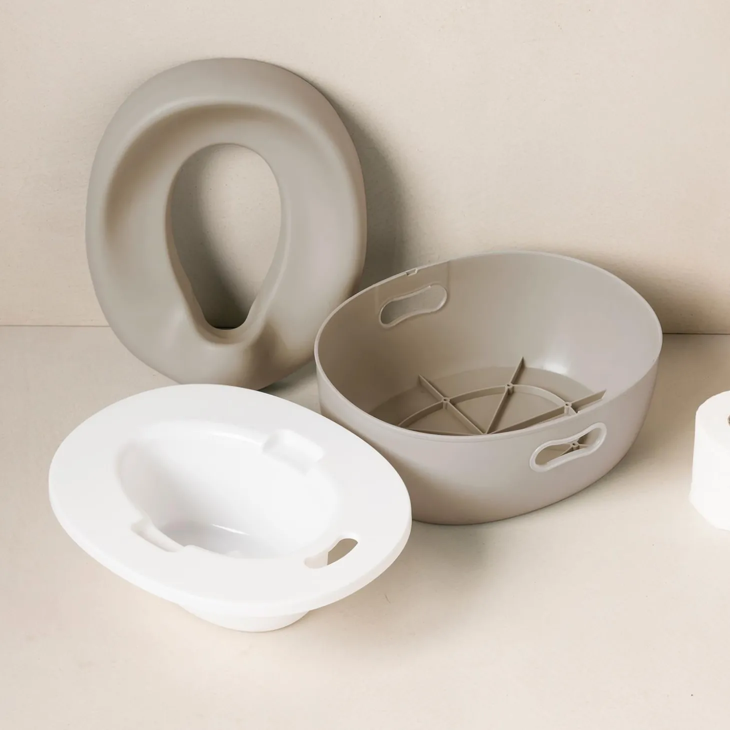 Nattou Pot pour bébé 3 en 1 Potty Beige
