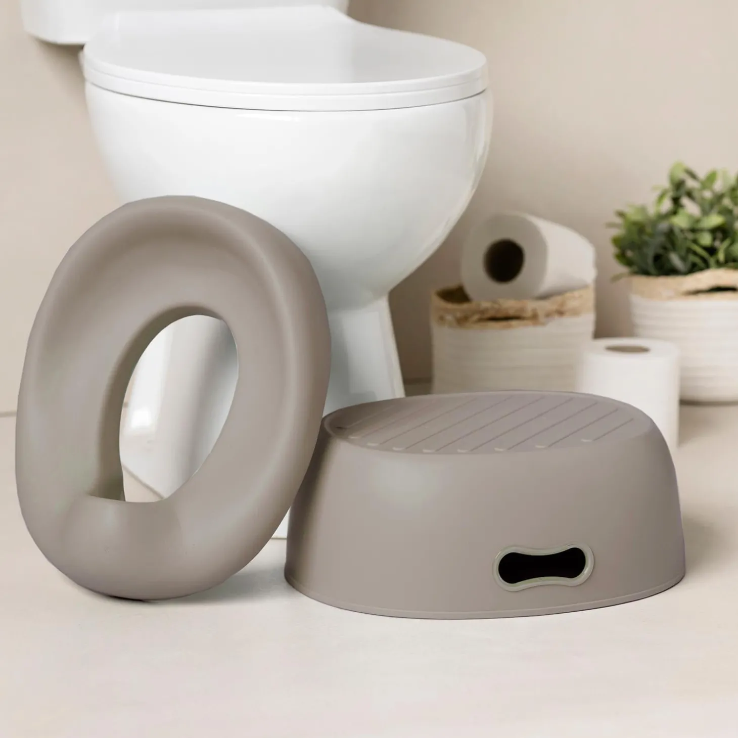 Nattou Pot pour bébé 3 en 1 Potty Taupe