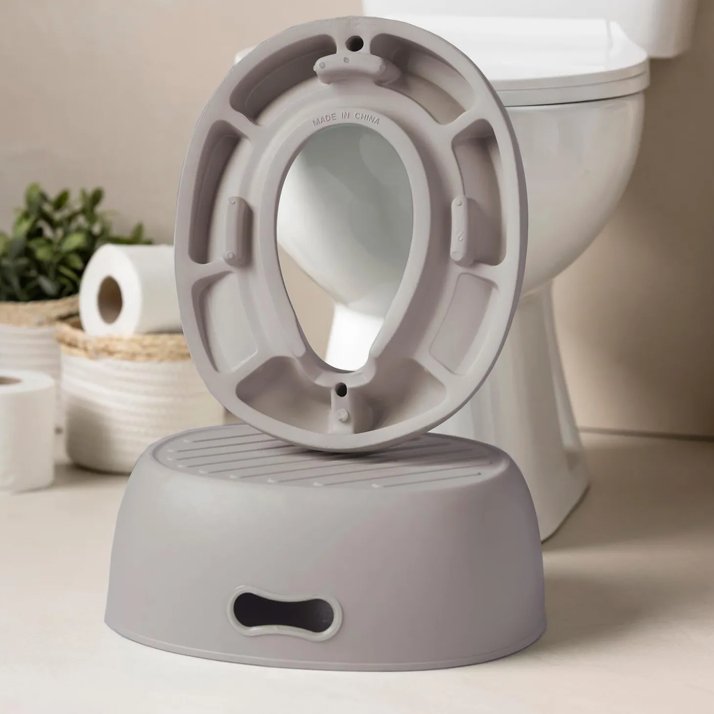 Nattou Pot pour bébé 3 en 1 Potty Taupe