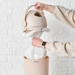 Nattou                    Poubelle à couche Dropy    Beige