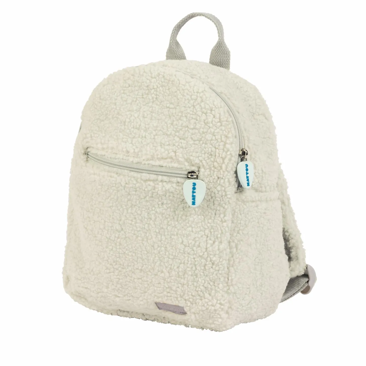 Nattou Sac à dos teddy Écru