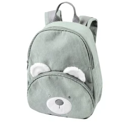 Nattou                    Sac à dos velours ours Lapidou    Vert tilleul