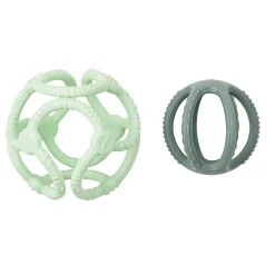 Nattou                    Set 2 balles silicone    Menthe