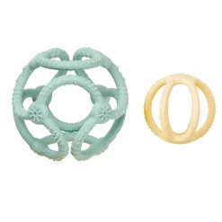 Nattou                    Set de 2 balles silicone    Vert