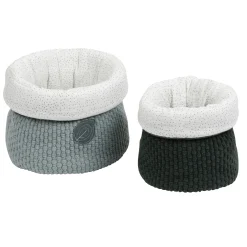 Nattou                    Set de 2 paniers de soins Axel et Luna    Vert/Blanc