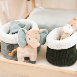 Nattou                    Set de 2 paniers de soins Axel et Luna    Vert/Blanc