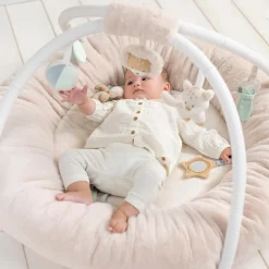 Nattou                    Tapis pouf avec arches    Beige