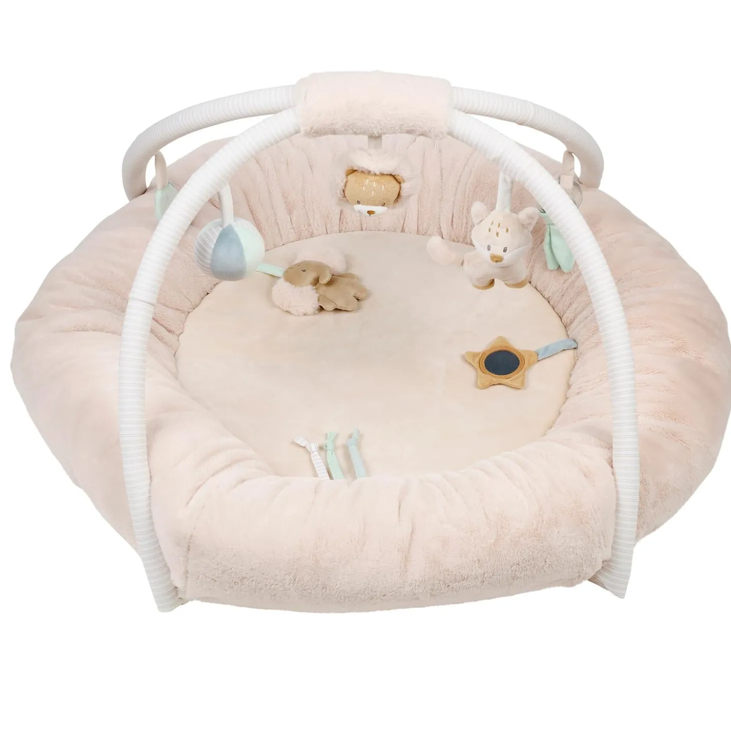 Nattou Tapis pouf avec arches Beige
