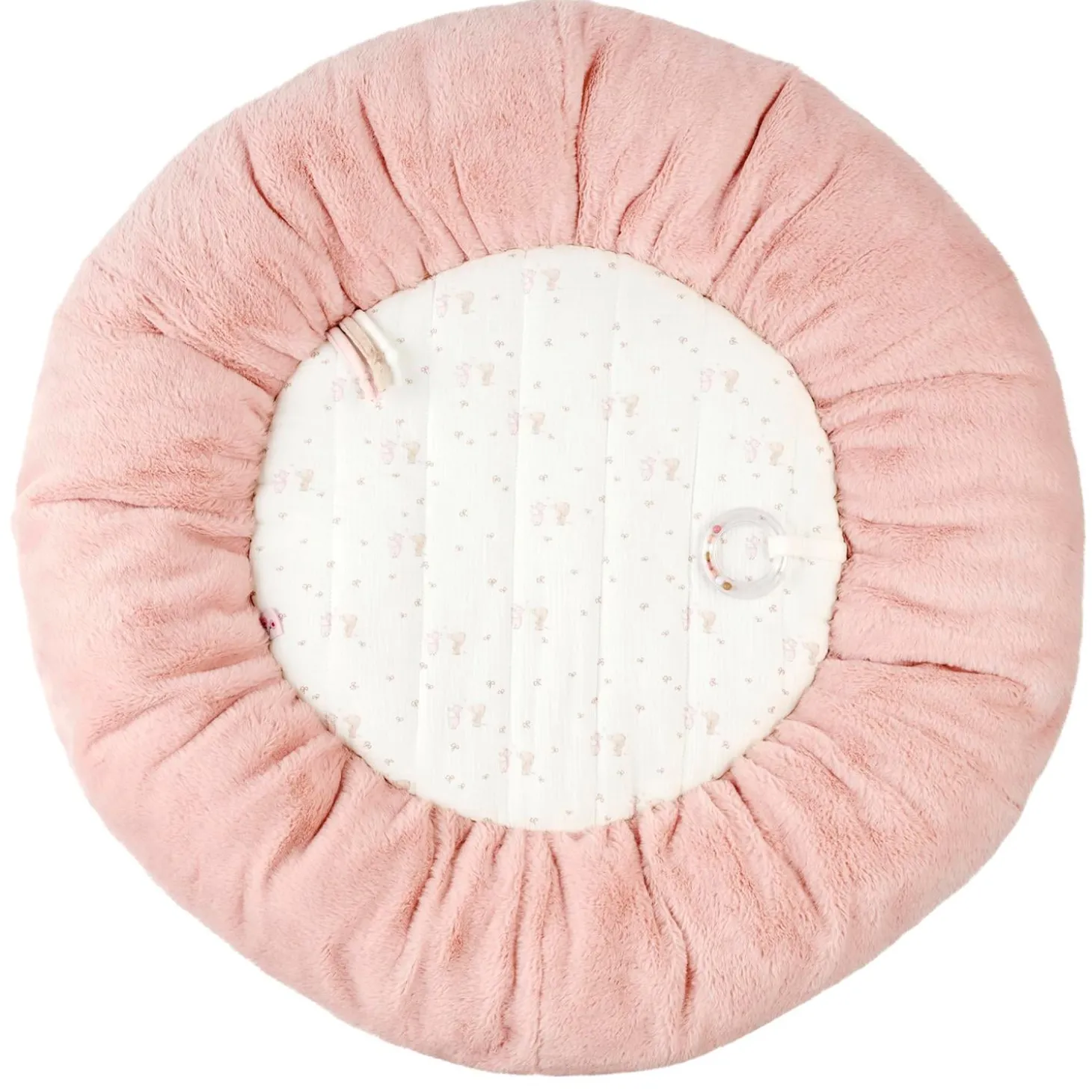 Nattou Tapis Pouf avec arches Fanfan Rose 90 cm