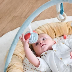 Nattou                    Tapis pouf d'éveil avec arches Felix et Leo    Multicolore