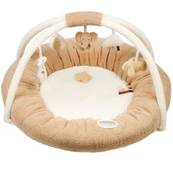 Nattou Tapis Teddy pouf avec arches naturel Beige