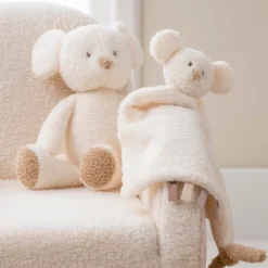 Nattou                    Teddy Peluche    Souris Ecru