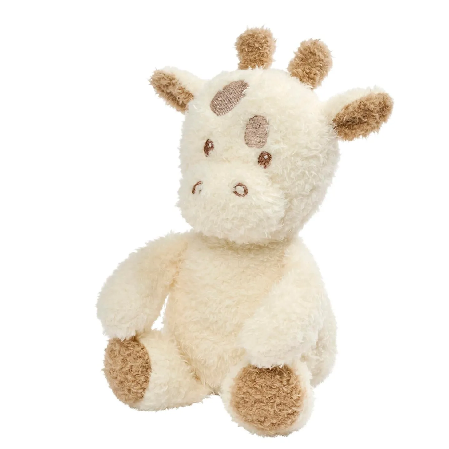 Nattou Teddy Veilleuse Mini Peluche Girafe Bouclette Ecru