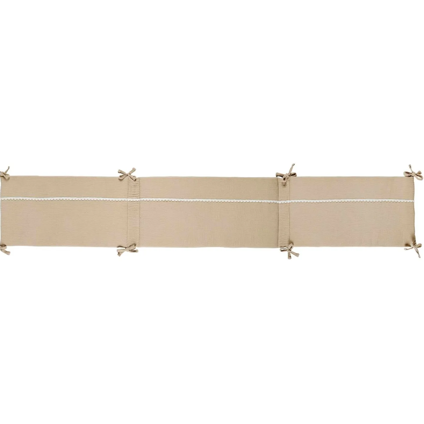 Nattou Tour de Lit Gaze de Coton Fanfan Sable 180 cm