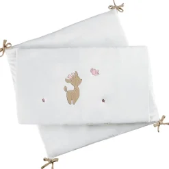 Nattou                    Tour de Lit Velours Fanfan    Blanc            180 cm