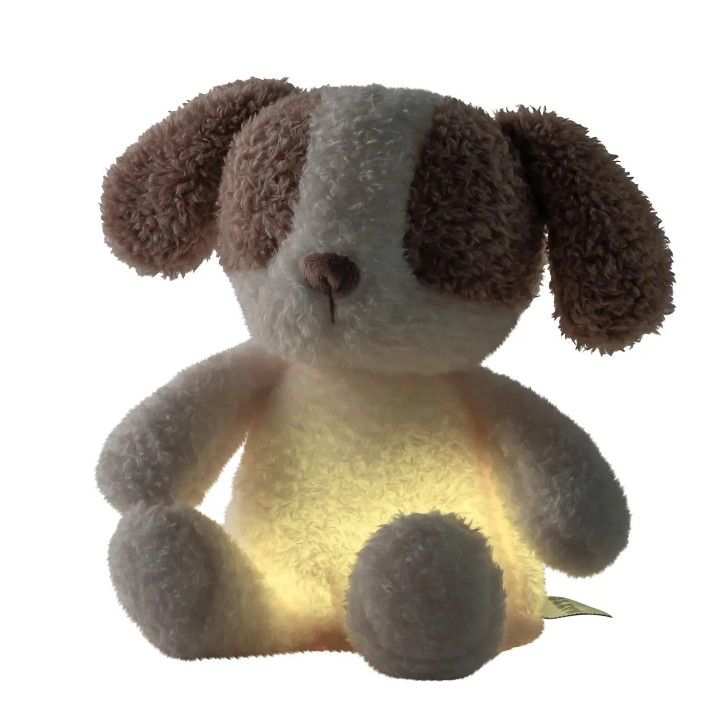 Nattou Veilleuse Mini Peluche Chien Bouclette Teddy Ecru