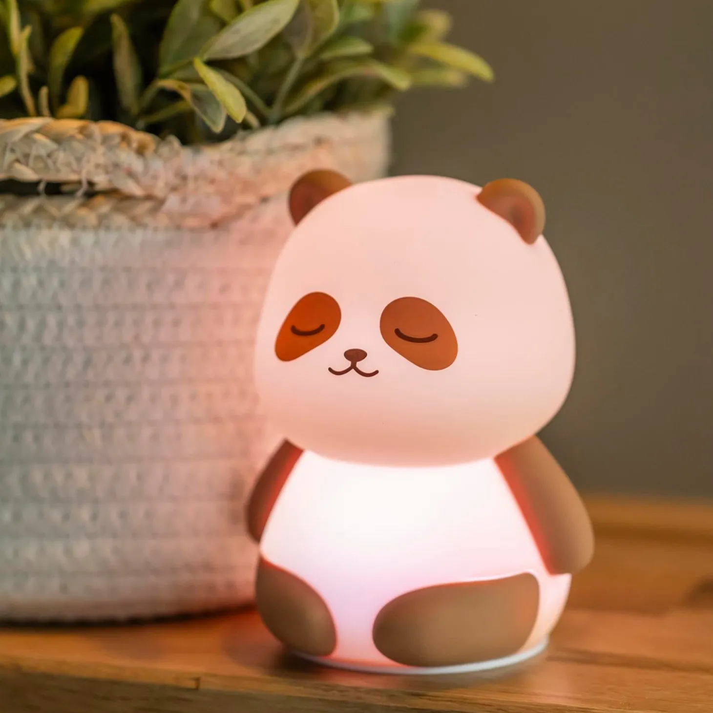 Nattou Veilleuse panda Blanc/Brun