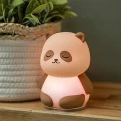 Nattou                    Veilleuse panda    Blanc/Brun
