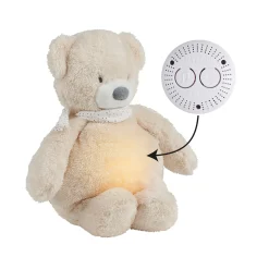 Nattou                    Veilleuse peluche Ours Sleepy    Beige Clair