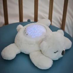 Nattou Veilleuse projecteur ours Blanc
