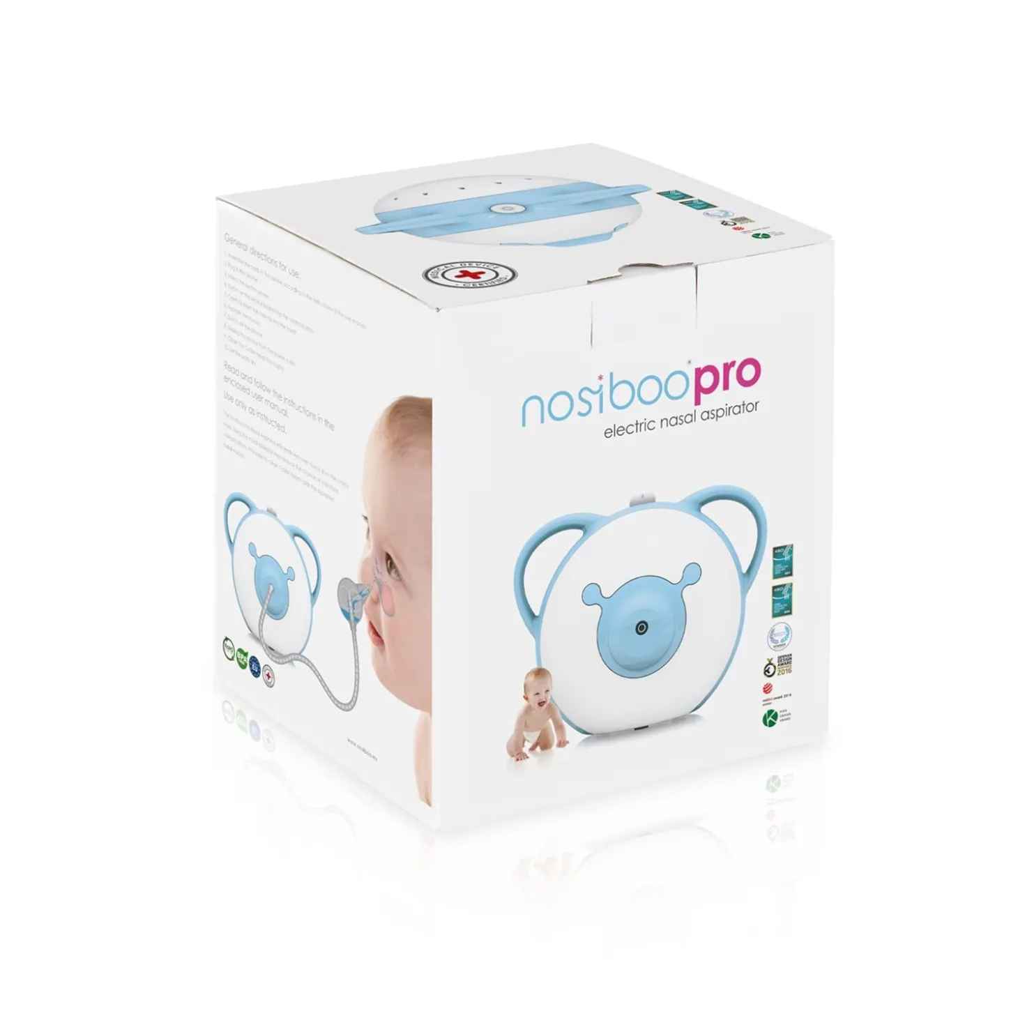 Nosiboo Mouche-bébé électrique Nosiboo Pro Bleu