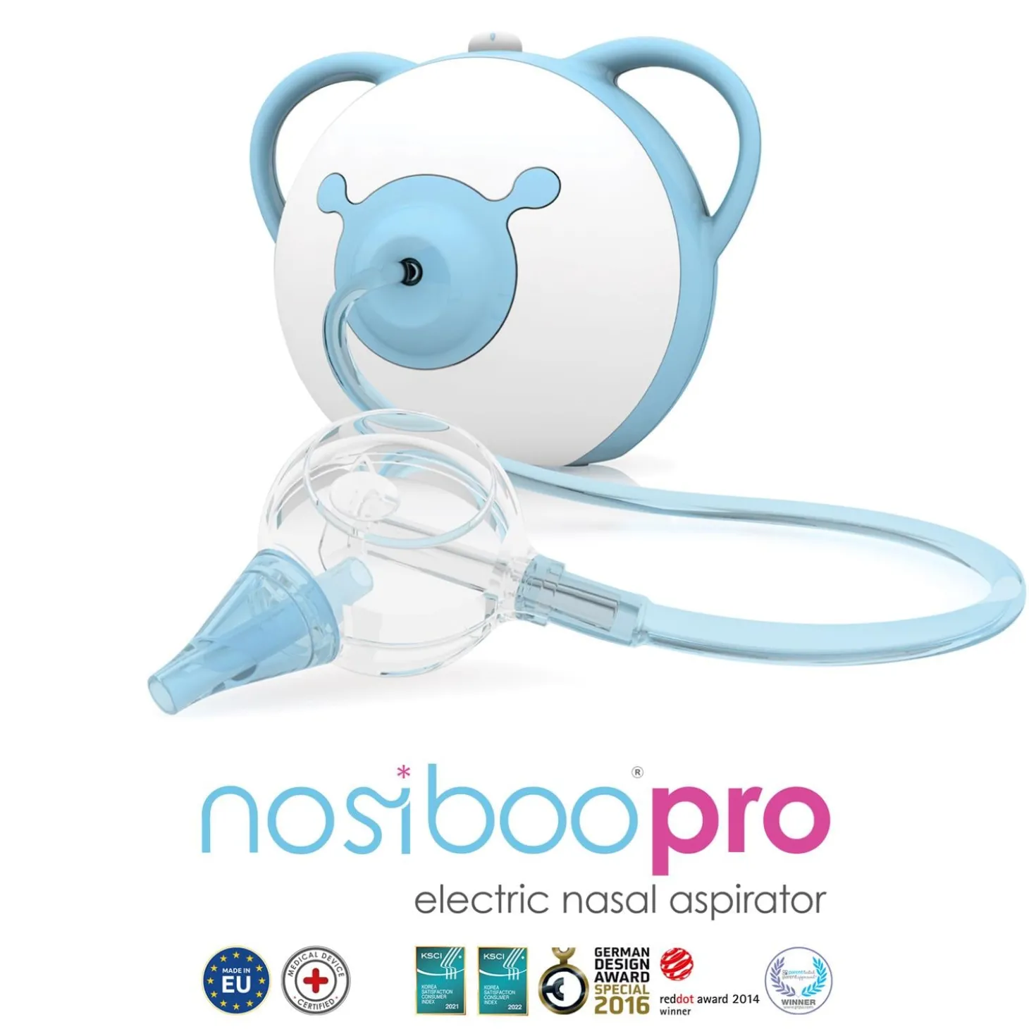 Nosiboo Mouche-bébé électrique Nosiboo Pro Bleu