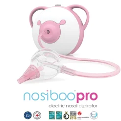 Nosiboo                    Mouche-bébé électrique Nosiboo Pro    Rose