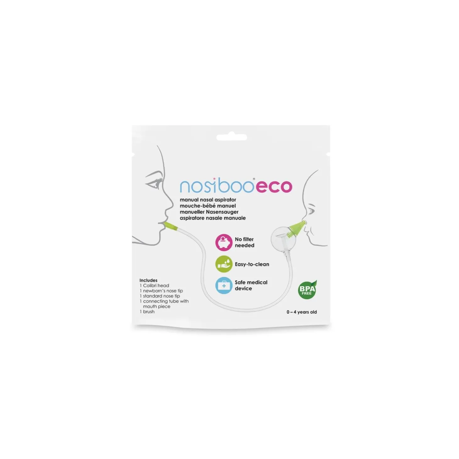 Nosiboo Mouche-bébé manuel Nosiboo Eco Vert