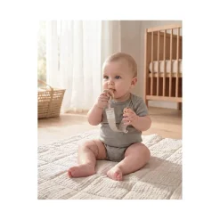 Noukie's                    Attache tétine Coton Bio    Greige