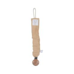 Noukie's                    Attache tétine Coton Bio    Beige