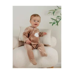 Noukie's Baby Pyjamas Velours Fluffy Beige 0 mois