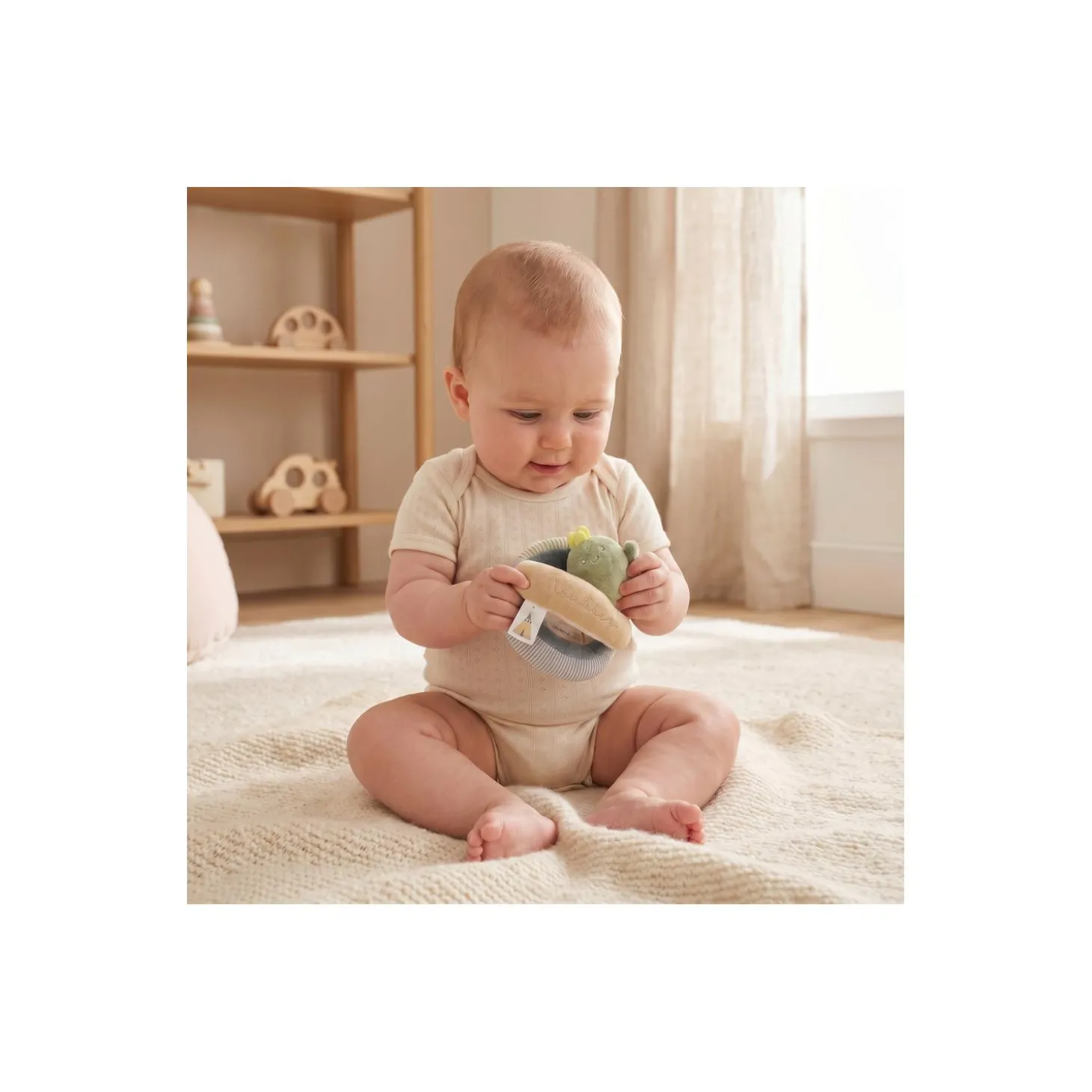 Noukie's Balle de préhension Pico R&L Beige