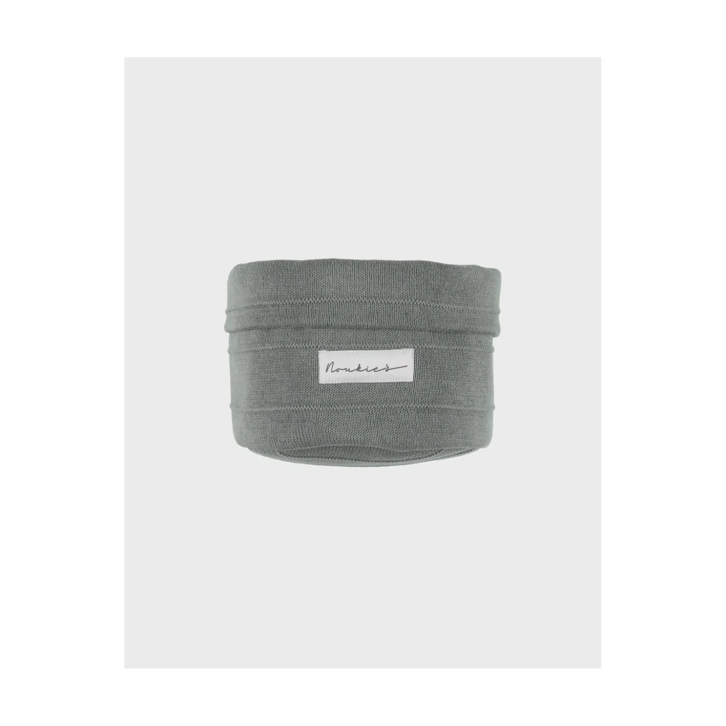 Noukie's Beauty case en tricot bio M&M25 Kaki