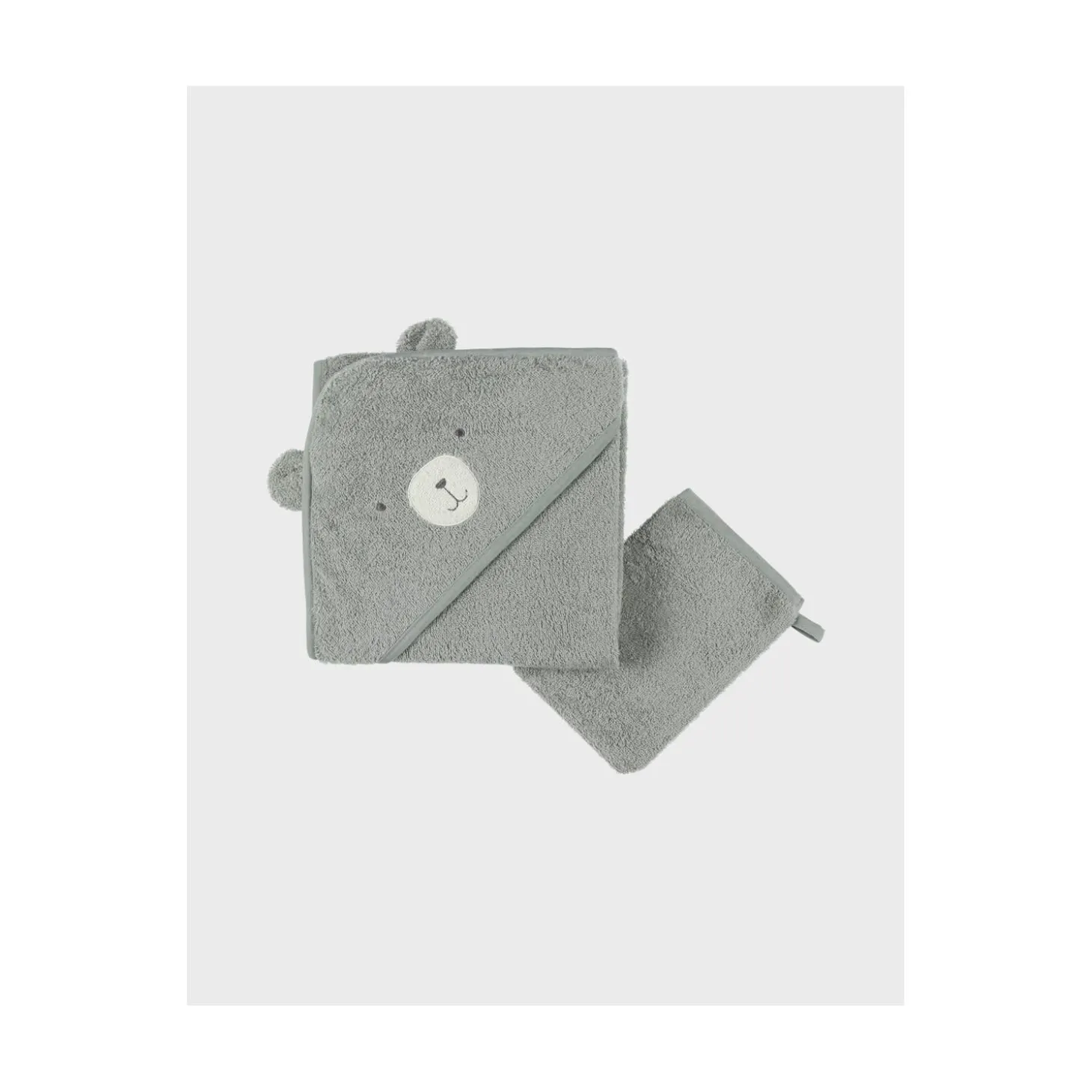 Noukie's Cape de bain Orso F&O Vert 75x75 cm