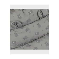 Noukie's Chancelière déperlante motif éléphant M&M25 Kaki 50x80 cm