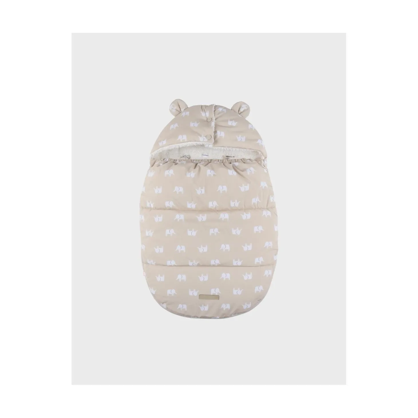 Noukie's Chancelière déperlante en sherpa M&M25 Beige 50x80 cm