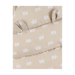 Noukie's Chancelière étanche motif éléphant M&M25 Beige 50x80 cm