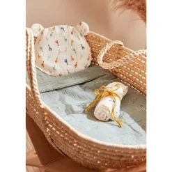 Noukie's                    Coussin de tête avec avec 2 housses bio Mix & Match    Rose