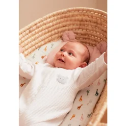 Noukie's Coussin de tête avec avec 2 housses bio Mix & Match Rose