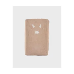 Noukie's Coussin à langer + Housse éponge Fluffy F&O Beige 45x67 cm
