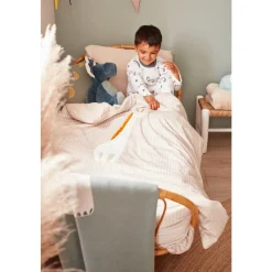 Noukie's Coussin Tricot Bio Tiga & Stegi Vert 36x36 cm