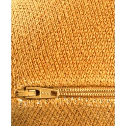 Noukie's Coussin Tricot Bio Tiga & Stegi Jaune 36x36 cm