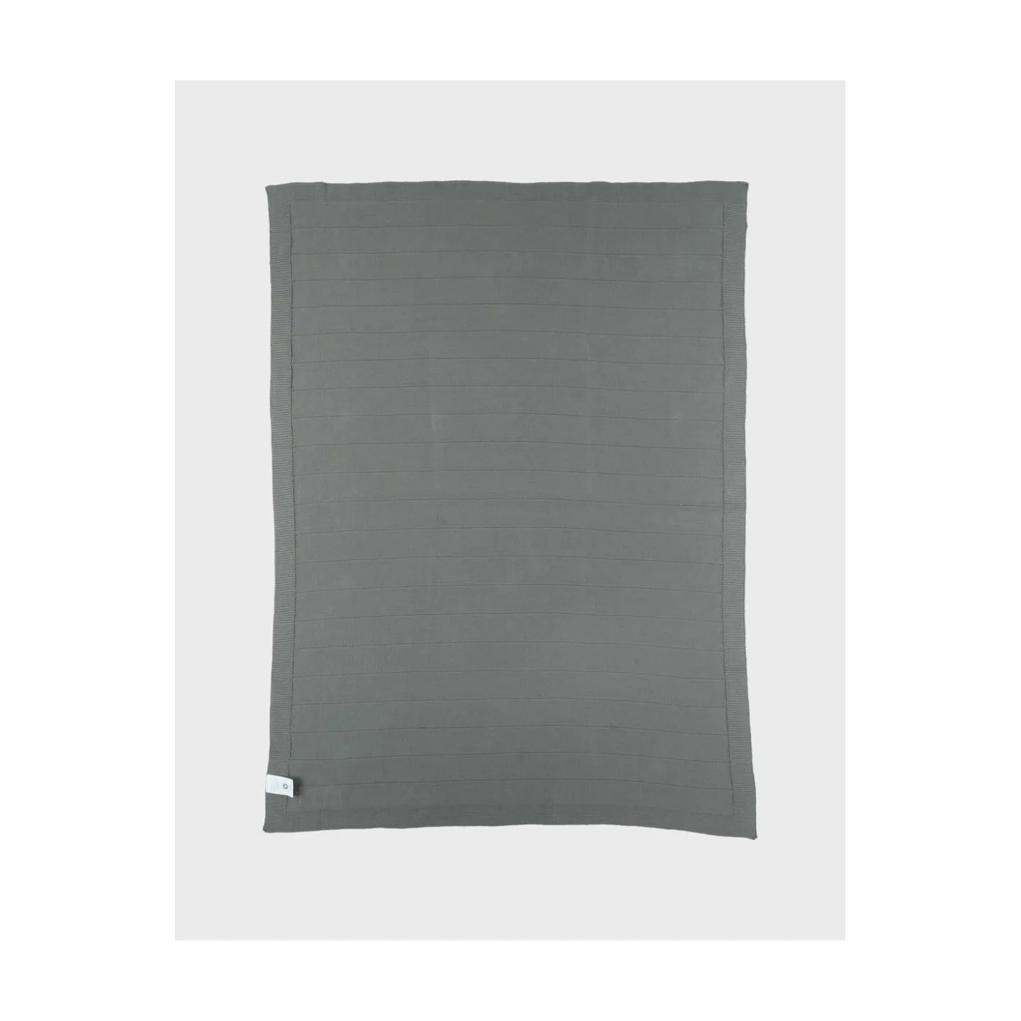 Noukie's Couverture en tricot bio M&M25 Kaki 75x100 cm