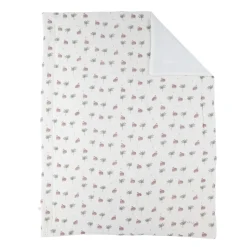 Noukie's                    Couverture mousseline M&m25    Cute Gorilla Blanc            75x100 cm