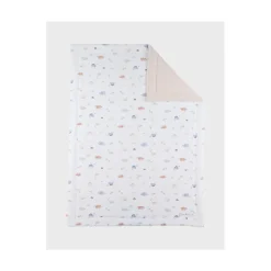 Noukie's                    Couverture Mousseline bio Dino M&M26    Ecru / Beige            75x100 cm