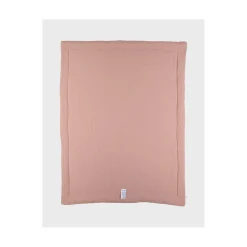 Noukie's                    Couverture mousseline bio Fleurs d'Antan VF    Ecru / Rose            75x100 cm