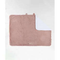 Noukie's Couverture ouatinée en fausse fourrure M&M24 Rose 75x100 cm